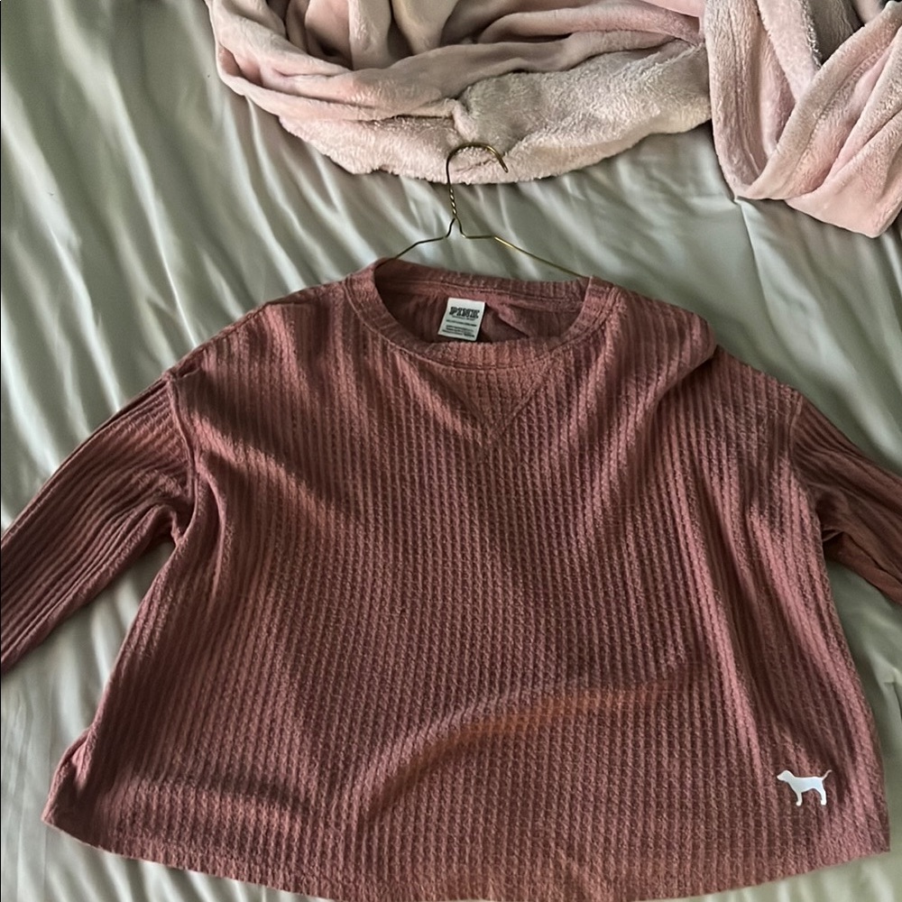 Pink V-Neck Sweater
